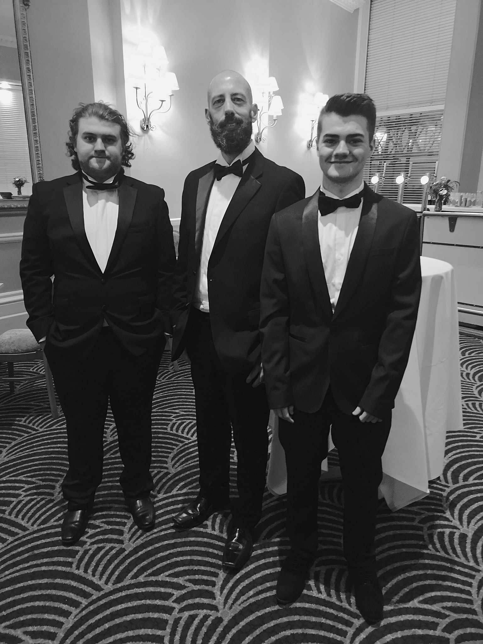 Dale, Ethan and Jon at the ball